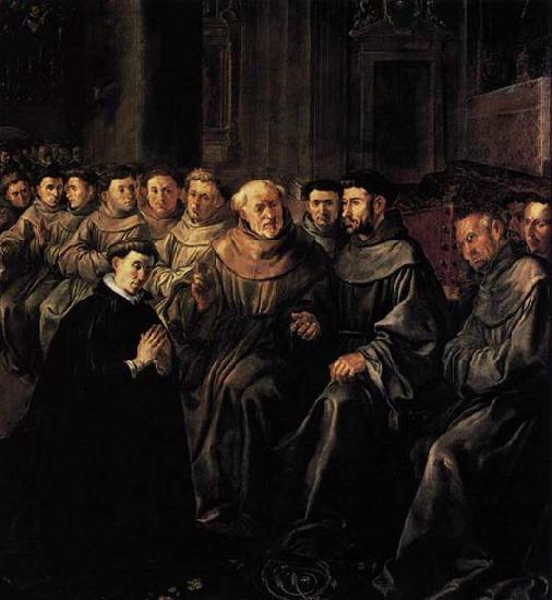 HERRERA, Francisco de, the Elder St Bonaventure Enters the Franciscan Order Germany oil painting art